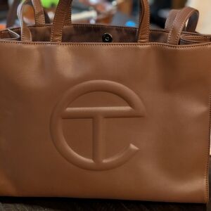 Telfar: Medium Chocolate Shopping Bag